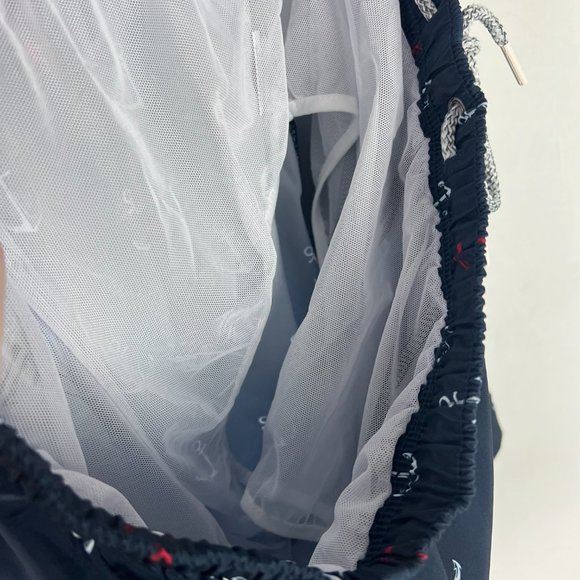 NWT Rainforest Ship Ahoy Swim Trunks Boardshorts Navy USA Size Medium M $69 NEW - Picture 15 of 16